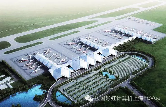 PcVue运用于张家界荷花国际机场监控项目中